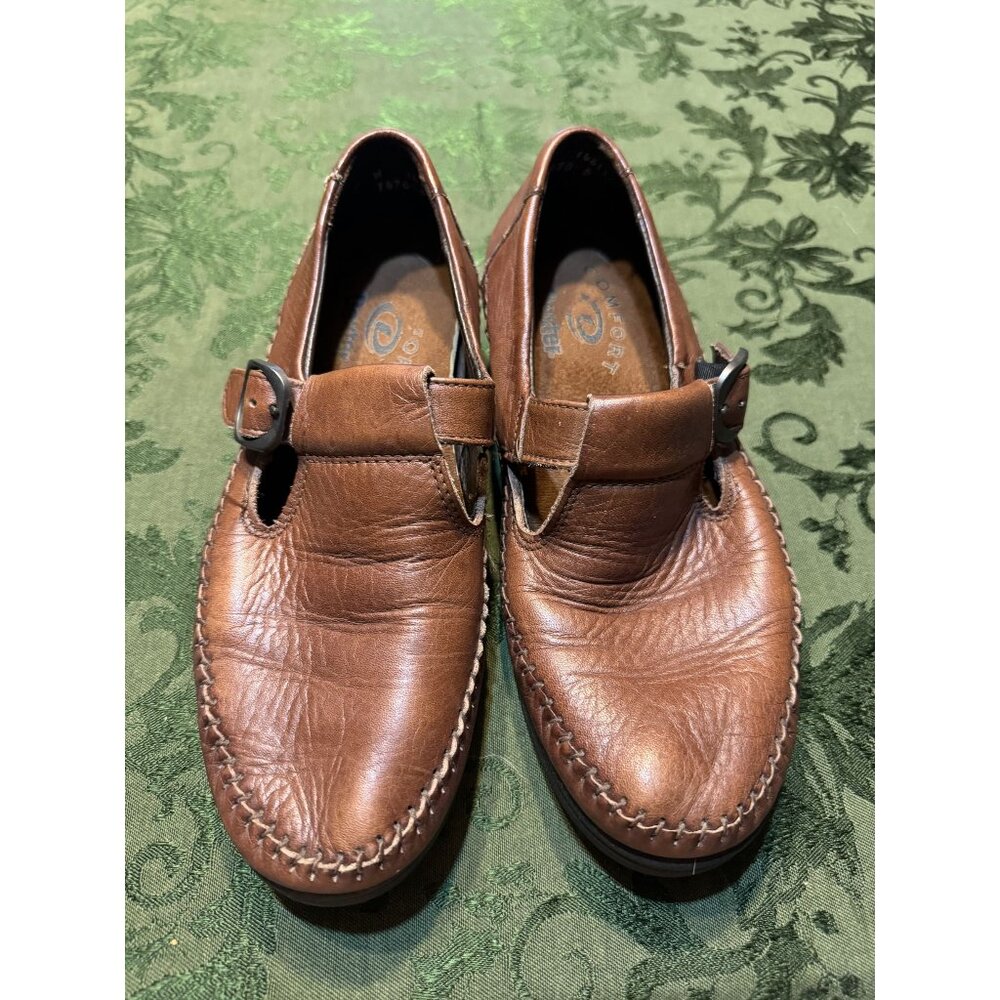 Dexter Comfort Leather Buckle Loafers 9W